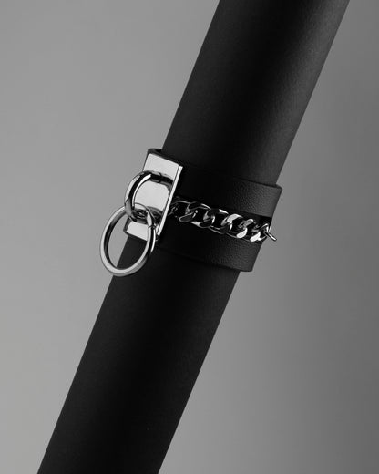YUMI Leather Cuff Bracelet enchaine